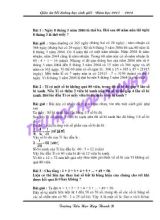 150 Bài toán bồi dưỡng học sinh giỏi Toán lớp 5 - Năm học 2013-2014 - Trường Tiểu học Hợp Thanh B